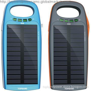 Solar Charger with Cute Size,and 4 LED Capacity Indicators.